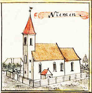 Niemen - Kościół, widok ogólny